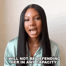 I Will Not Be Defending Her In Any Capacity Teanna GIF - I Will Not Be Defending Her In Any Capacity Teanna Fab Socialism I'M Not Defending Her GIFs