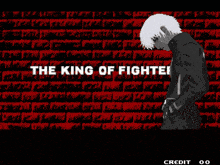 a video game screen shows three characters and says insert coin on the bottom