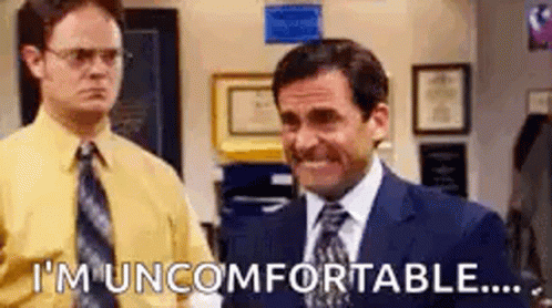 Im Uncomfortable The Office GIF - Im Uncomfortable The Office Michael Scott  - Discover & Share GIFs