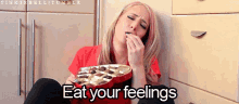 Eat Your Feelings Candy GIF - Eat Your Feelings Candy Weeping GIFs