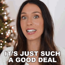 Its Just Such A Good Deal Shea Whitney GIF - Its Just Such A Good Deal Shea Whitney Its The Best Deal GIFs