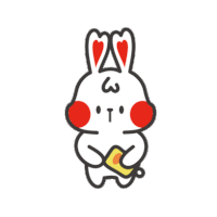 White Rabbit Sticker