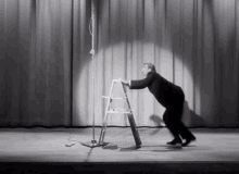 Mic Troubles Vintage Comedy GIF - Mic Troubles Vintage Comedy Retro Comedy GIFs