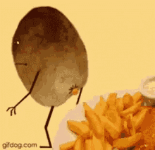 Im So Hungry Ow My Stomach GIF - Im So Hungry Ow My Stomach Potato GIFs