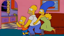 Si Vives De Ensalada Dance GIF - Si Vives De Ensalada Dance Simpson Family GIFs
