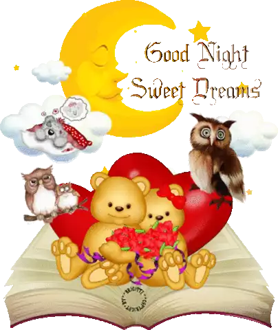 Goodnight Sweet Dreams Sticker - Goodnight Sweet Dreams Owls Stickers