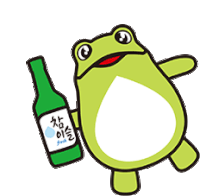 Soju Frog Sticker - Soju Frog Jinro Stickers