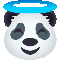Innocent Panda Sticker - Innocent Panda Joypixels Stickers