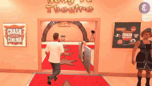 Going In The Kung Fu Theatre Atom Universe GIF - Going In The Kung Fu Theatre Atom Universe Kung Fu Theatre GIFs