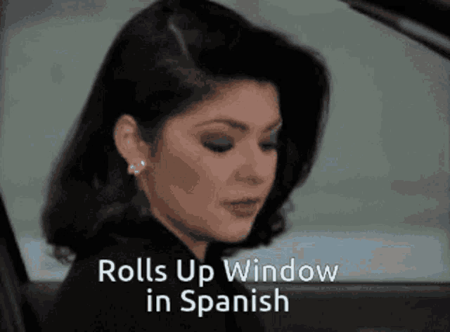 Rolls Up Window Rolls Up Window In Spanish GIF - Rolls Up Window 