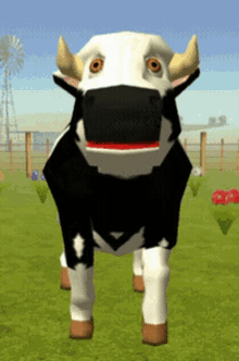 dancing cow