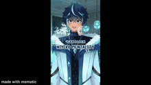 a video of a boy with the words " niveko mentality " on it