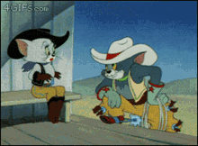 Tom And Jerry Howdy GIF - Tom And Jerry Howdy Fast GIFs