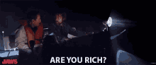 are you rich do you have a lot of money do you have money are you not broke so youre rich