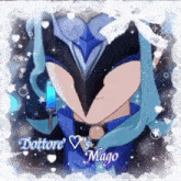 a picture of a person with the words dottore 's mago on the bottom