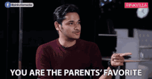 You Are The Parents Favorite Nayandeep Rakshit GIF - You Are The Parents Favorite Nayandeep Rakshit Pinkvilla GIFs