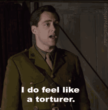 Richard Rankin Torturer GIF - Richard Rankin Torturer I Do Feel Like A Torturer GIFs