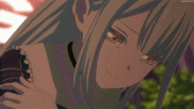 a girl says i want to see saki in a cartoon