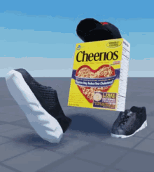 Walking Cheerios Box Meme GIF - Walking Cheerios Box Meme Cheerios GIFs