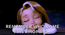 Remember Who Came First Tangled GIF - Remember Who Came First Tangled Rapunzel GIFs