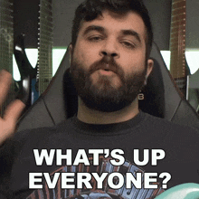 What'S Up Everyone Andrew Baena GIF - What'S Up Everyone Andrew Baena How Are You All Doing GIFs