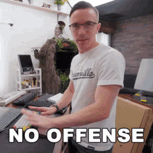 No Offense Austin Evans GIF - No Offense Austin Evans Dont Mean To Offend You GIFs