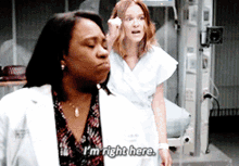 Greys Anatomy April Kepner GIF - Greys Anatomy April Kepner Im Right Here GIFs