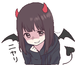 Dark Side Anime Sticker - Dark Side Anime Menhera Chan - Discover & Share  GIFs