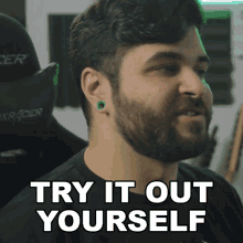 Try It Out Yourself Andrew Baena GIF - Try It Out Yourself Andrew Baena Lets Try It GIFs