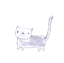 Cute Watercolor Kitty. GIF - Watercolorcat Cats Paint GIFs