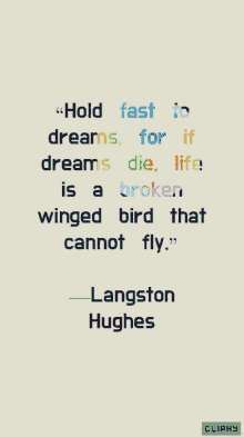 Langston Huges Quote GIF