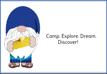 Gnome Camping GIF - Gnome Camping Animated Cards GIFs