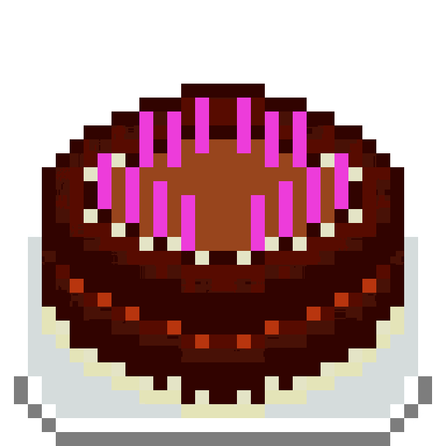 ArtStation - Rainbow Cake - Pixel Art