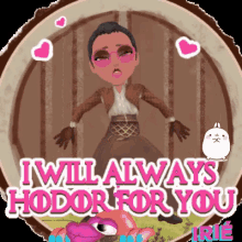 I Love You Very Much I Will Always Hodor For You GIF - I Love You Very Much I Will Always Hodor For You Lignon Lou Cynthia GIFs