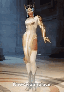 Symmetra Know Your Place GIF - Symmetra Know Your Place Overwatch GIFs