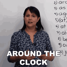Around The Clock Rebecca GIF - Around The Clock Rebecca Engvid GIFs