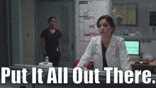 New Amsterdam Lauren Bloom GIF - New Amsterdam Lauren Bloom Put It All Out There GIFs
