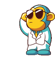 Sinyet In A Suit And Sunglasses Sticker
