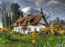 Cabin Flowers GIF - Cabin Flowers Clouds GIFs