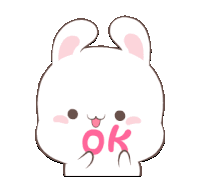 Bunny Okay Sticker