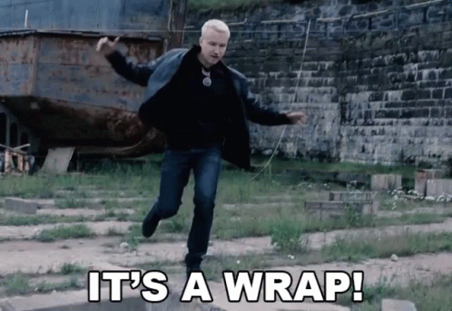 Its A Wrap Finished GIF - Its A Wrap Finished Done GIFs