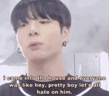 I Came Into The House And Everyone Was Like Hey Pretty Boy Lets All Hate On Him Jungkook GIF - I Came Into The House And Everyone Was Like Hey Pretty Boy Lets All Hate On Him Jungkook Bts GIFs