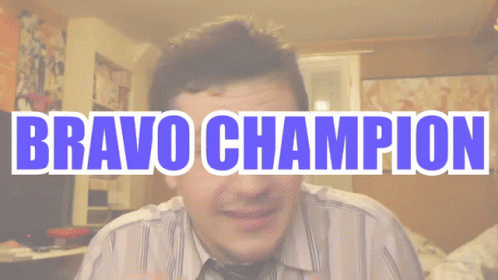 Bravo Champion GIF