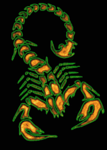Scorpion Embossed GIF - Scorpion Embossed Scorpion Tattoo GIFs