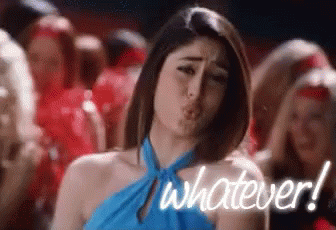 Whatever! GIF - Poo Kareena Kareenakapoor GIFs
