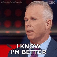 I Know I'M Better Gerry Dee GIF - I Know I'M Better Gerry Dee Family Feud Canada GIFs