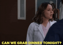 Greys Anatomy Jo Wilson GIF - Greys Anatomy Jo Wilson Can We Grab Dinner Tonight GIFs
