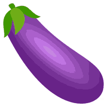 eggplant food joypixels vegetable violet