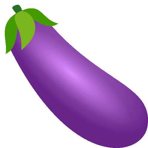 Eggplant Food Sticker