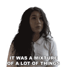 it was a mixture of a lot of things alessia cara a mix blend of things i combined a lot of things